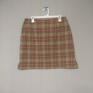 Fashion Bug plus size plaid skirt
